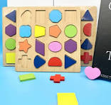 Wooden Shapes Learning Board Puzzle